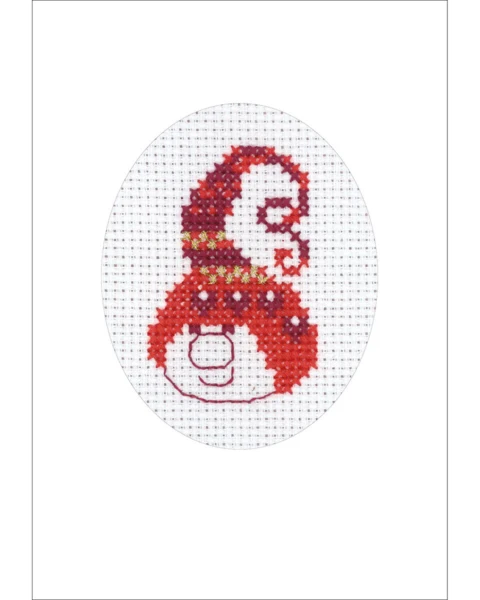 Broderikit Julekort 5883/00 9 x 13 cm