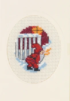Broderikit Nisse på lur M5875/00 9 x 13 cm