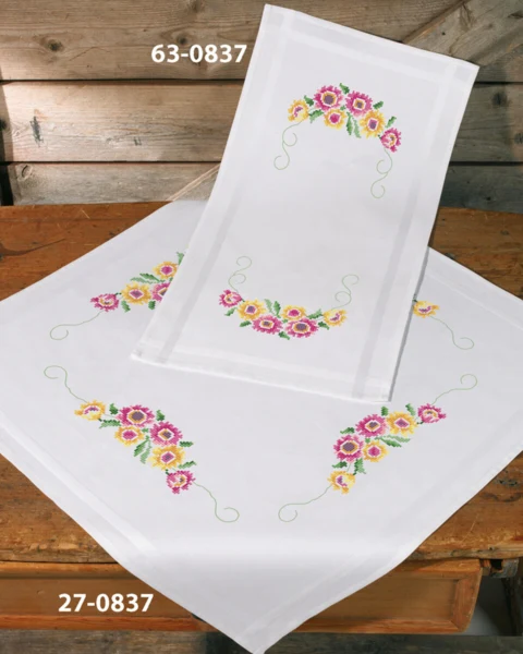 Broderikit African Marguerit 80 x 80 cm