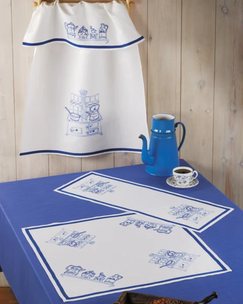 Broderikit TG m/garn komfur + bånd 63x63 cm