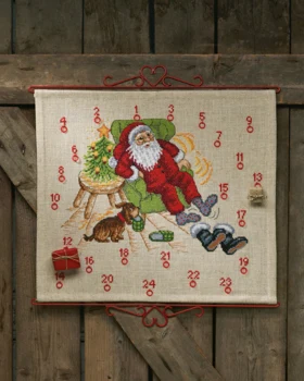 Broderikit Julemand lænestol B 5125/58 58 x 52 cm