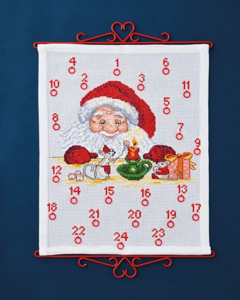 Broderikit Julemand & mus 38 x 46 cm B5125/38