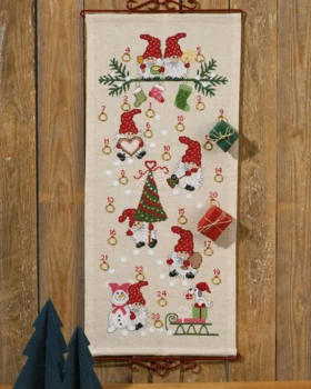 Broderikit Julesjov B/5135/32 32 x 71 cm