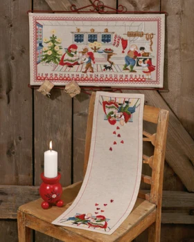 Broderikit Nisse køkkenet B5135/55 55 x 30 cm