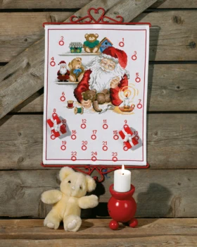 Broderikit Julemandens værksted B 5125/32 32 x 43 cm