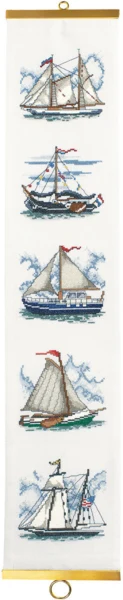 Broderikit Sejlskibe R5159/16 16 x 80 cm