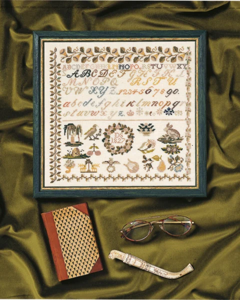 Broderikit Biedermeier 1827 28 x 27 cm