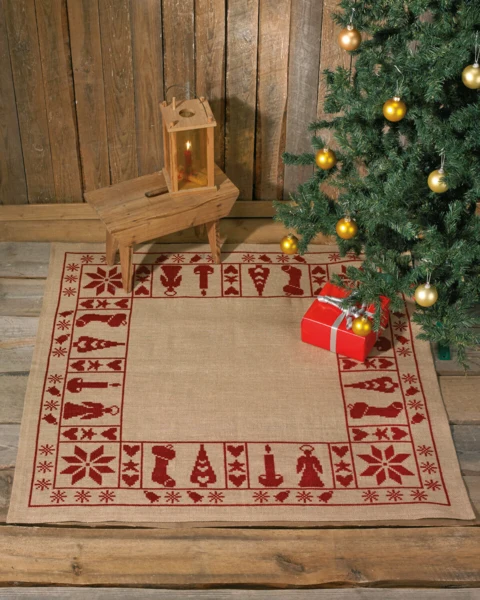 Broderikit Julestemning 122 x 122 cm