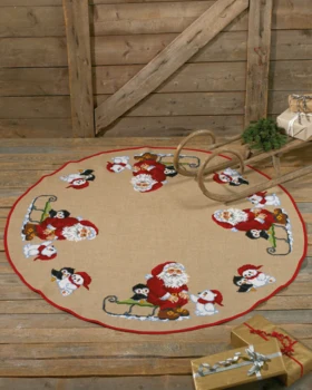 Broderikit Julemanden Nordpå 170 Ø cm