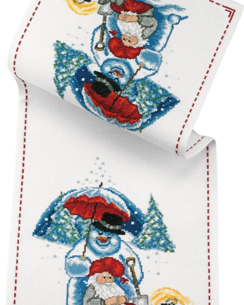 Broderikit Frost løber 26 x 64 cm