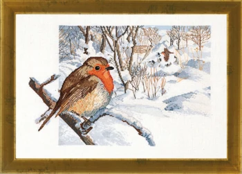 Broderikit Rødkælk R5350 47x34 cm