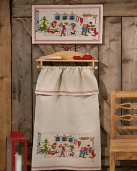 Broderikit Nisse køkkenet B5135/55 55 x 30 cm