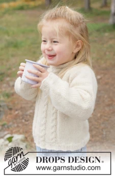 50-8 Creamy Comfort Sweater by DROPS Design