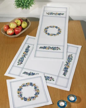 Broderikit Violer 34 x 94 cm
