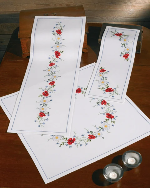 Broderikit Sommer 34 x 100 cm