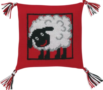 Broderikit Får 28 x 28 cm
