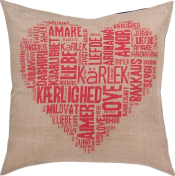 Broderikit Love pink 60 x 60 cm