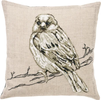 Broderikit Gråspurv 40 x 40 cm