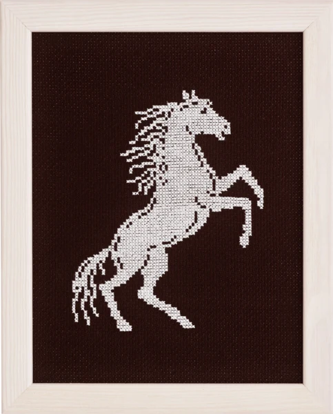 Broderikit Stejlende heste 5381 17 x 22 cm