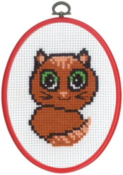 Broderikit MFK Ræv M 5959/30 13x18 cm