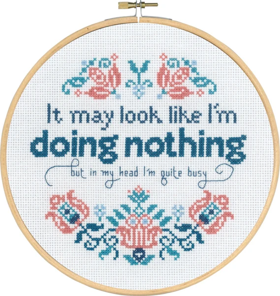 Broderikit Doing Nothing M/5810/22 20 Ø