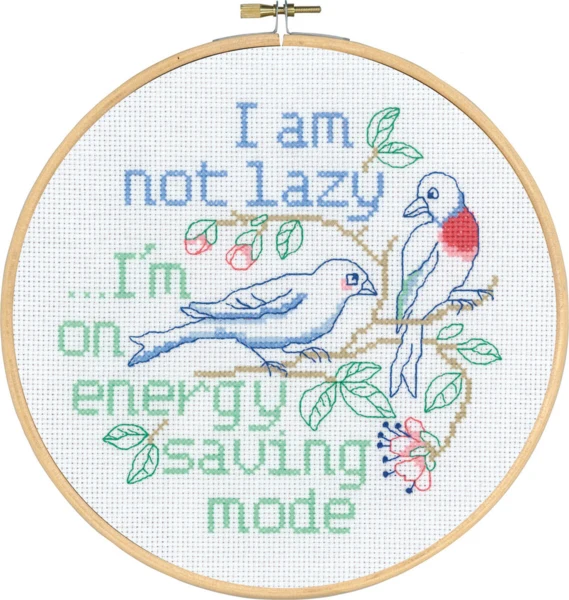 Broderikit Not Lazy M5810/22 20 Ø cm