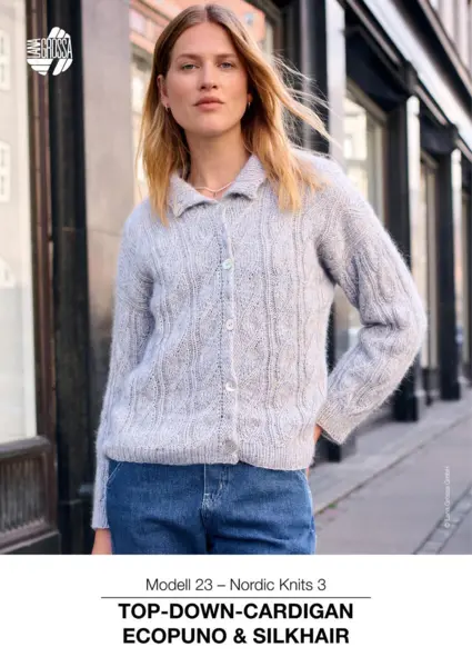 9410320_M23 Model 23 – Nordic Knits 3: Top-Down-Cardigan