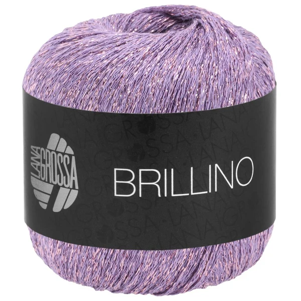 Lana Grossa Brillino 20 Lilla/Rosa