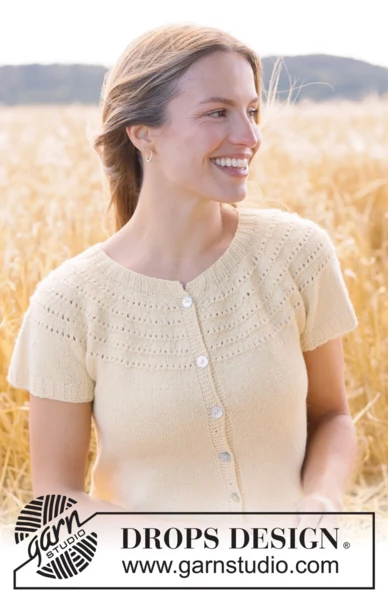 268-31 Spring Rings Cardi by DROPS Design