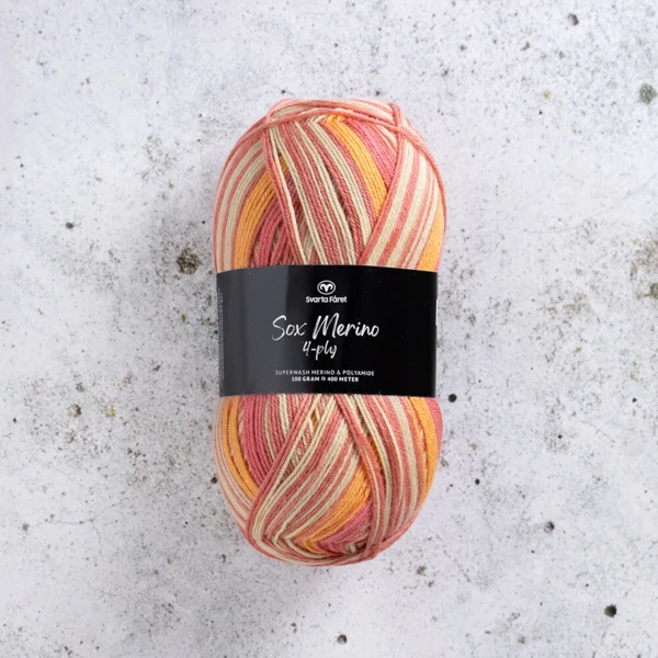 Svarta Fåret Sox Merino 4 ply 07 Hi-NRG