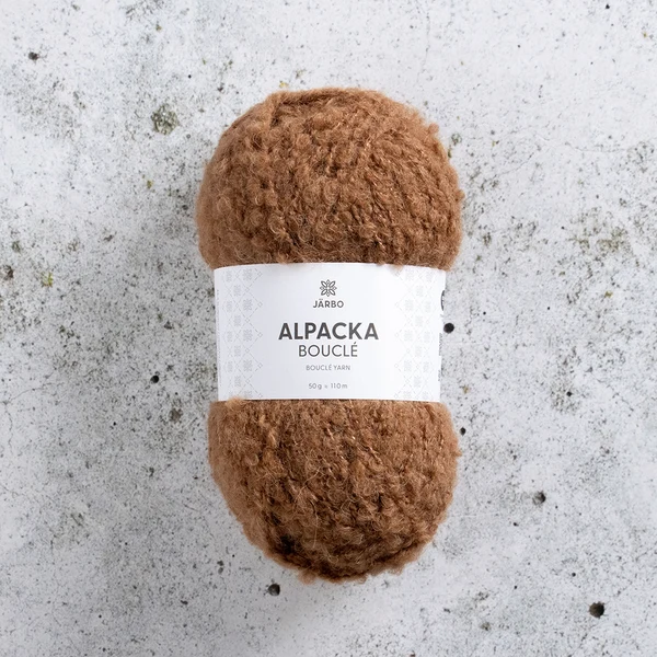 Järbo Alpacka Bouclé 06 Nutmeg