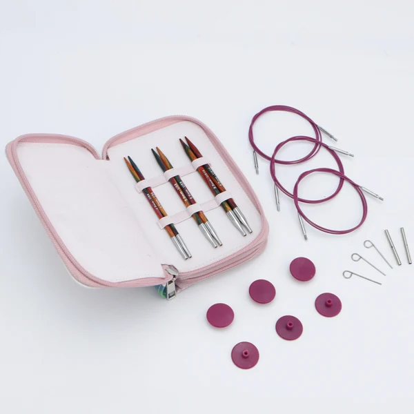 KnitPro Symfonie 2 Udskiftbare Rundpindesæt, Starter Set, 13 cm