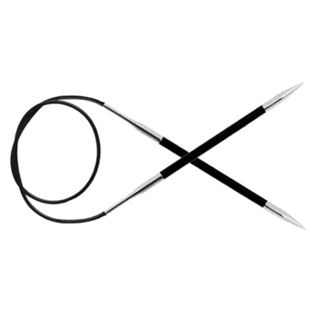 KnitPro Karbonz FASTE Rundpinde 80 cm (2-8.00mm)