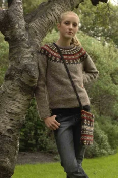 Aftur Sweater og Taske i Istex Lettlopi (Opskrift på engelsk)