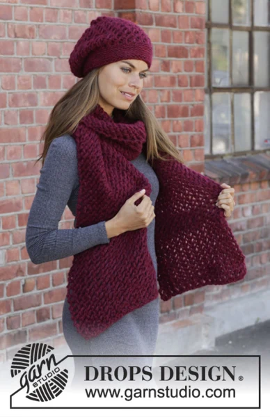 192-33 Warm Bordeaux by DROPS Design