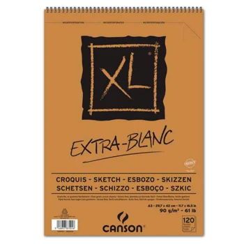 XL Extra-Blanc Skitsepapirsblok A4 - 120 ark
