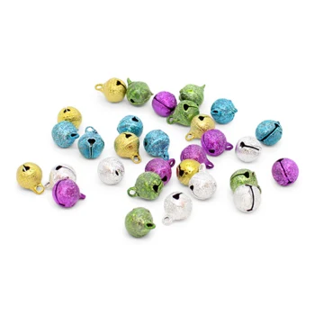 HobbyArts Bjælder Metallisk pastel 10 mm, 30 stk