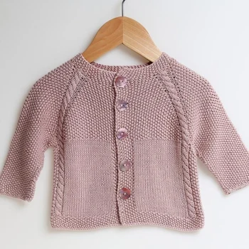 Go Handmade Cardigan Moss Stitch