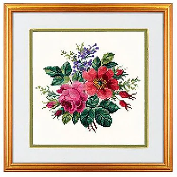 Broderikit Blomsterbuket