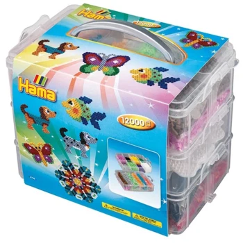 Hama Opbevaringsboks Stor, 12.000 perler, 3 plader
