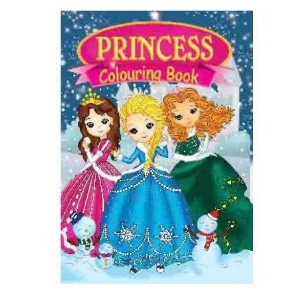 Malebog A4 Princess, 16 sider