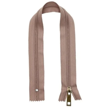 Go Handmade Nylon Lynlås 35 cm, Beige