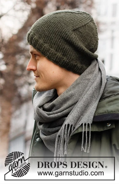219-20 Forester Hat by DROPS Design
