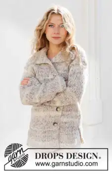 227-15 Habitat Cardigan by DROPS Design