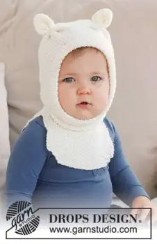 42-21 Sweet Teddy Balaclava by DROPS Design