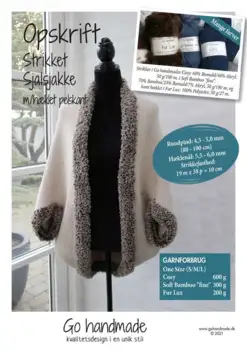96530 Strikket Sjalsjakke