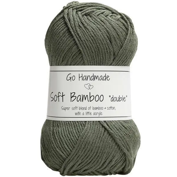 Go Handmade Soft Bamboo "Double" 17768 Jagtgrøn