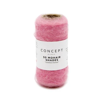 Katia 50 Mohair Shades 36 Tyggegummi