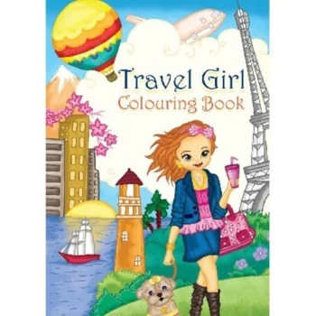 Malebog A4 Travel Girl, 16 sider