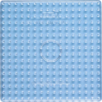 Hama Maxi Stiftplade, transparent - Firkant 8214